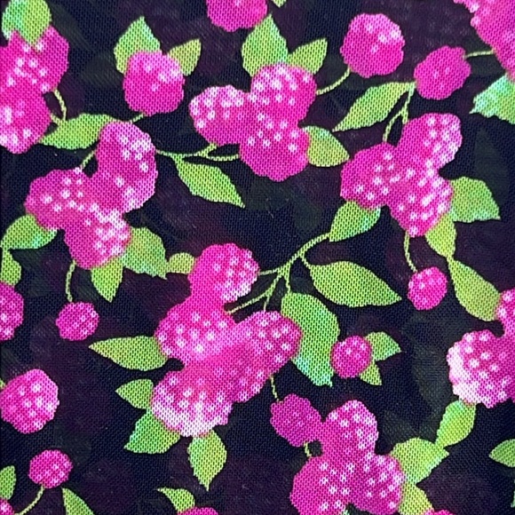 NWT ModCloth Raspberry Sheer Mesh Short Sleeved Blouse Size Medium - Picture 4 of 13